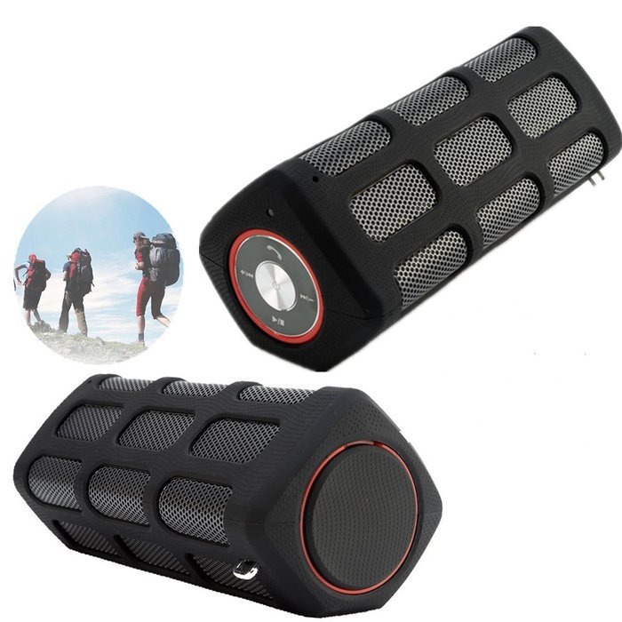 SINOBAND&reg; S400 Waterproof, Dustproof and Shockproof Portable Stereo Power Bank Bluetooth Speaker in Black, Bluetooth... N2