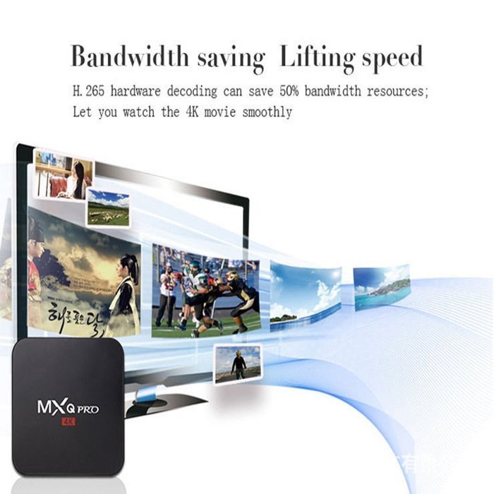 AXN&reg; MXQ Pro Android TV Box Android 6.0 Amlogic s905x Kodi Fully Loaded 4K Ultimate HD Quad Core Smart Box 1G/... N5
