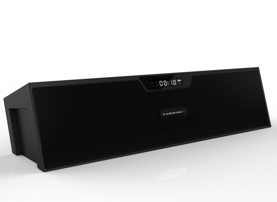 Sun Joyful Wireless Portable Bluetooth Stereo Outdoor Speaker with FM Radio,Built-in Mic, LED Display,Alarm Clock...