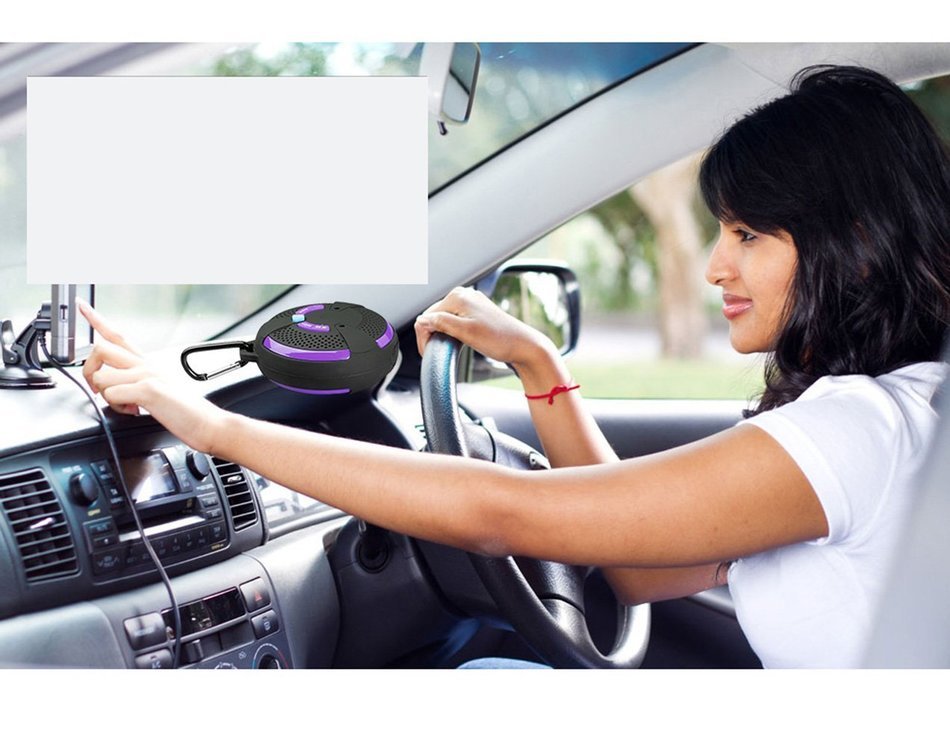 PowerLead 5W Portable Bluetooth Speaker with SD Card and AUX-In Function, Handsfree Speakerphone with Built-in... N48