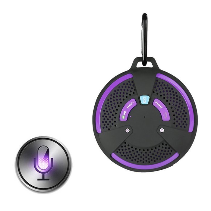 PowerLead 5W Portable Bluetooth Speaker with SD Card and AUX-In Function, Handsfree Speakerphone with Built-in... N61