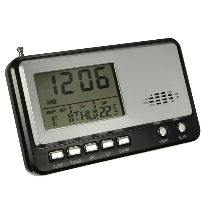 BephaMart XM-810 LCD Digital Calendar Clock Portable FM Radio Alarm Temperature Measurement Timer N2