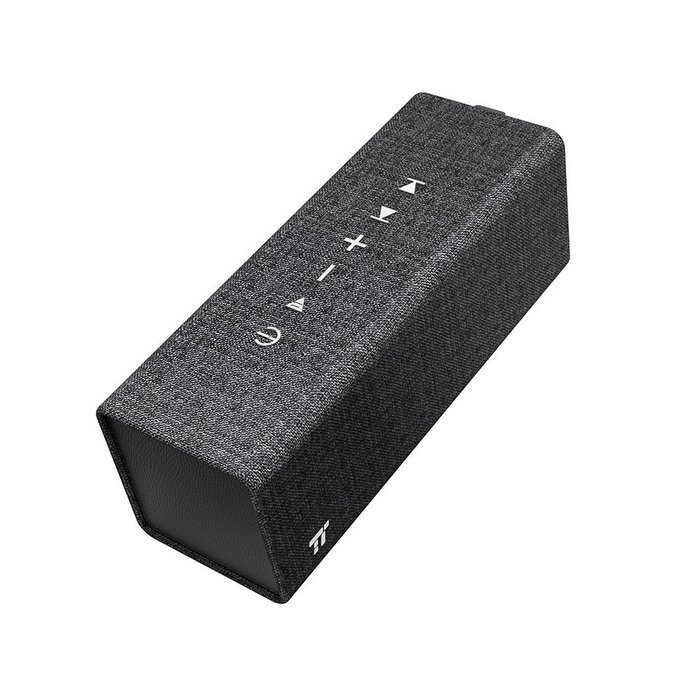 TaoTronics Rock Bluetooth Speaker (with Linen and Leather Covering, 16 Watt Speaker, 24 Hour Play Time)