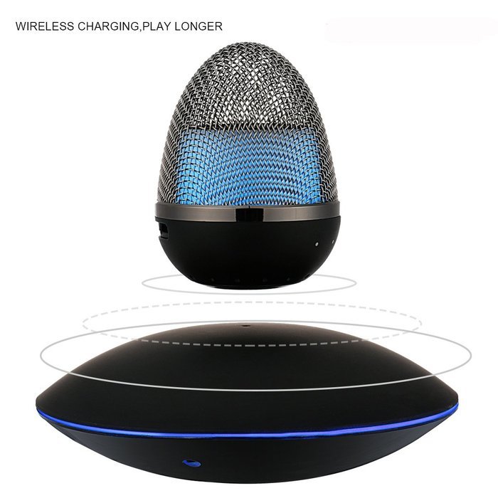 Levitating Speaker,HONTECH Portable Wireless Bluetooth Multi-color LED Floating Speakers N5