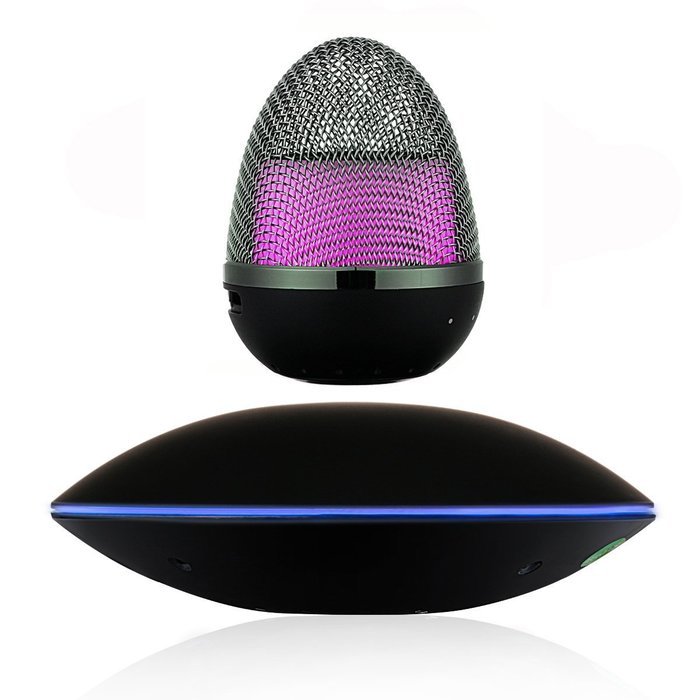 Levitating Speaker,HONTECH Portable Wireless Bluetooth Multi-color LED Floating Speakers N6