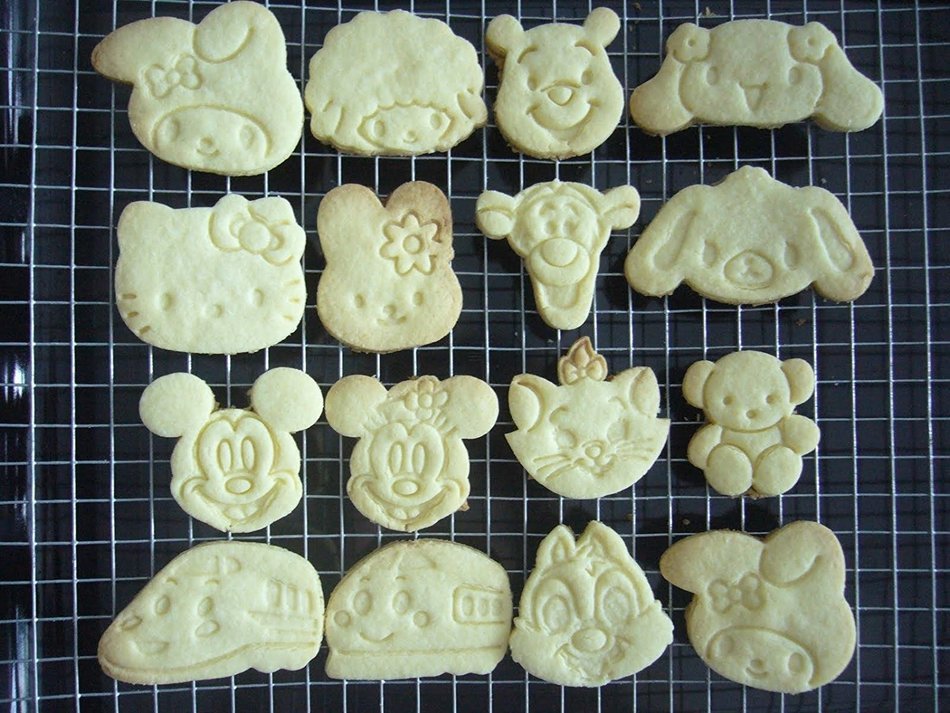 1 X niceeshop(TM) 1Set(2Pcs)-Cute Mickey/ Minnie Mouse Decorating Cookie Cutter-Pink N6