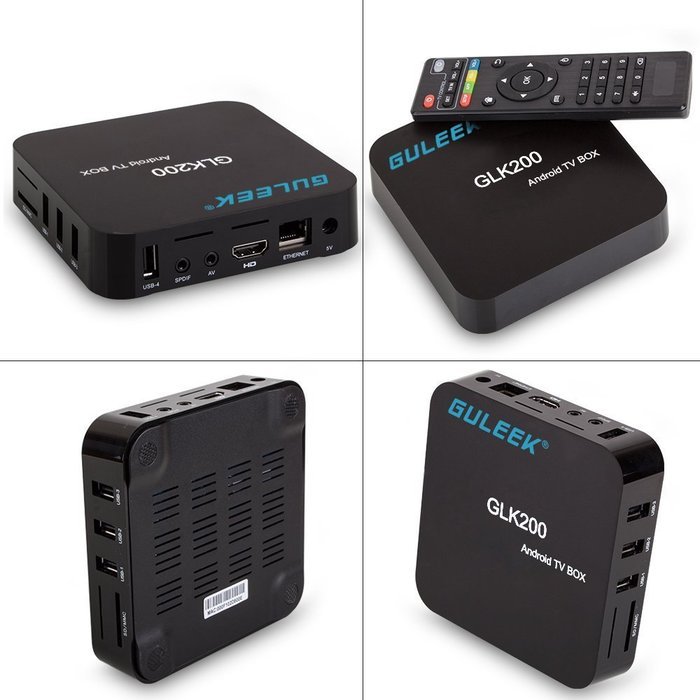 Guleek GLK200 Android 5.1 TV BOX Streaming Media Player DDR3 1G Mini PC and Game play station Amlogic S905 4K... N5