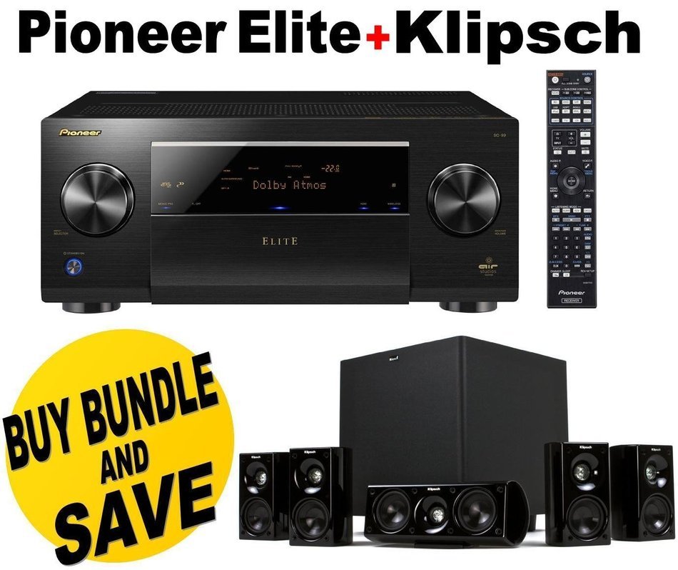 Pioneer Elite SC-99 9.2 Channel Networked Class D3 Av Receiver with Built-in Bluetooth, Wi-fi & Dolby Atmos +...