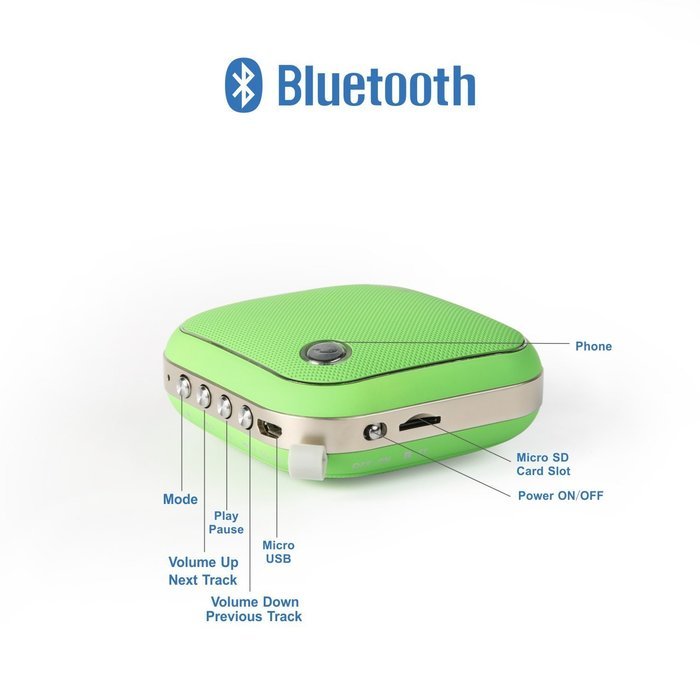 Bluetooth Speaker Portable, BESTING Wireless Outdoor Sport Speakers, Compact Mini Size Audio Mp3 Player Powerful... N9