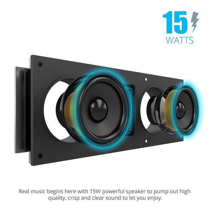 BigSound 15 Watt Bluetooth Speaker with Enhanced Bass and Loud and Clear Sound Portable Outdoor Stereo Wireless... N3