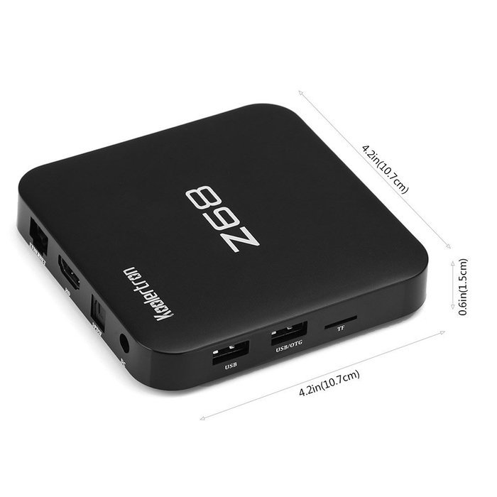 Koolertron Mini Portable Android 5.1 RK3368 Octa-Core 2G 16G TV BOX UHD 4K2K H.265 Multimedia Gateway Internet... N2