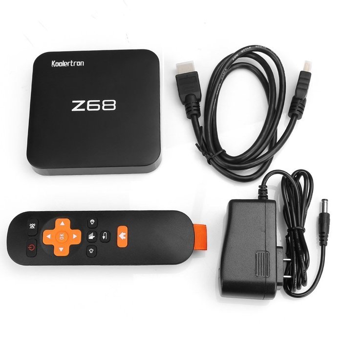 Koolertron Mini Portable Android 5.1 RK3368 Octa-Core 2G 16G TV BOX UHD 4K2K H.265 Multimedia Gateway Internet... N4
