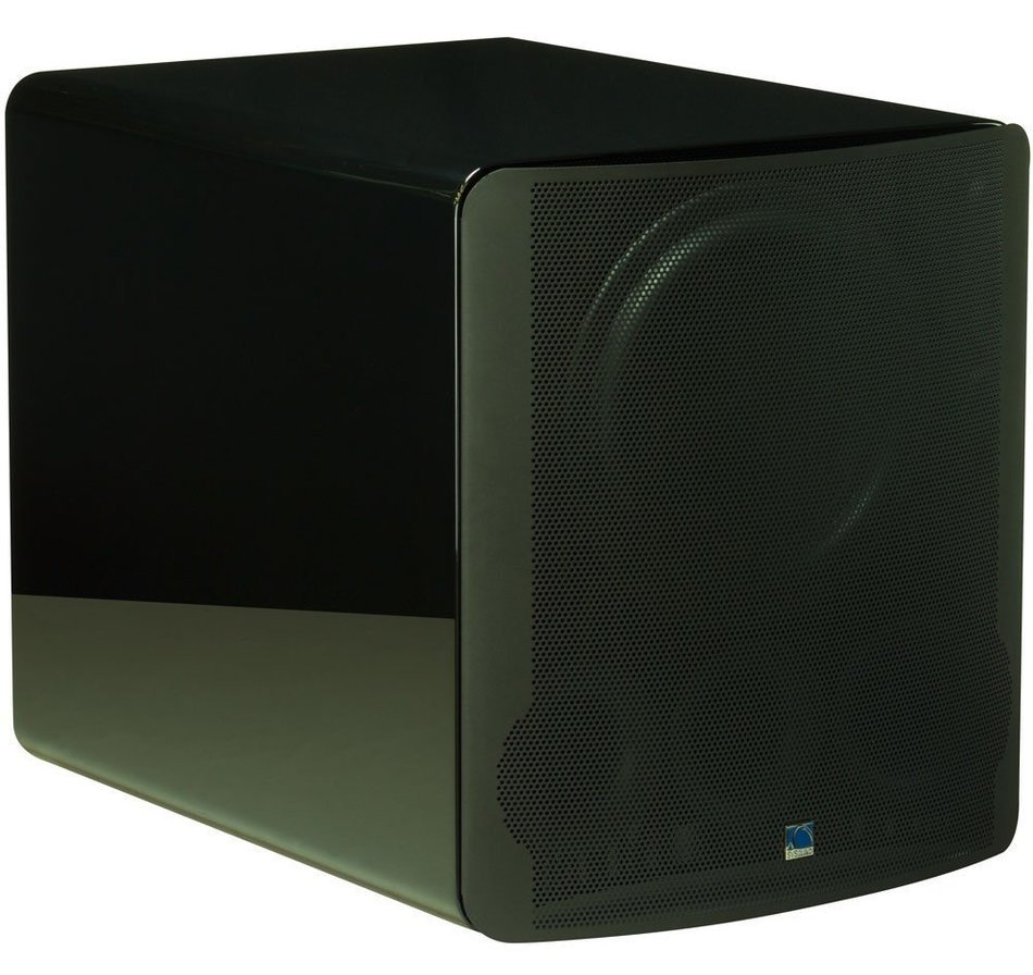 SVS PB12 Plus Piano Gloss 12-inch 800 Watt Powered Subwoofer + SVS SoundPath Subwoofer Isolation System 4-Pack... N3
