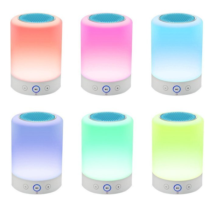 LEDMO Bluetooth Speaker, LED Wireless Bluetooth Speaker with Smart Touch Lamp, Muisc Player/ Hands-free/ Bluetooth... N6