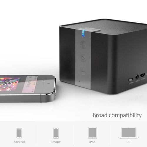 Anker&Acirc;&reg; MP141 Portable Bluetooth 4.0 Speaker with Super-Sized 4W Driver & up to 20 Hours of Playtime Color: Black... N5