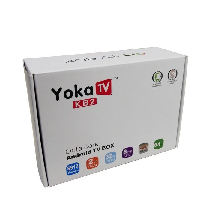 Balight KB2 S912 Android 6.0 Marshmallow TV Box Octa core 2GB + 32GB Kodi 17.0 1000M Ethernet Streaming Media... N4