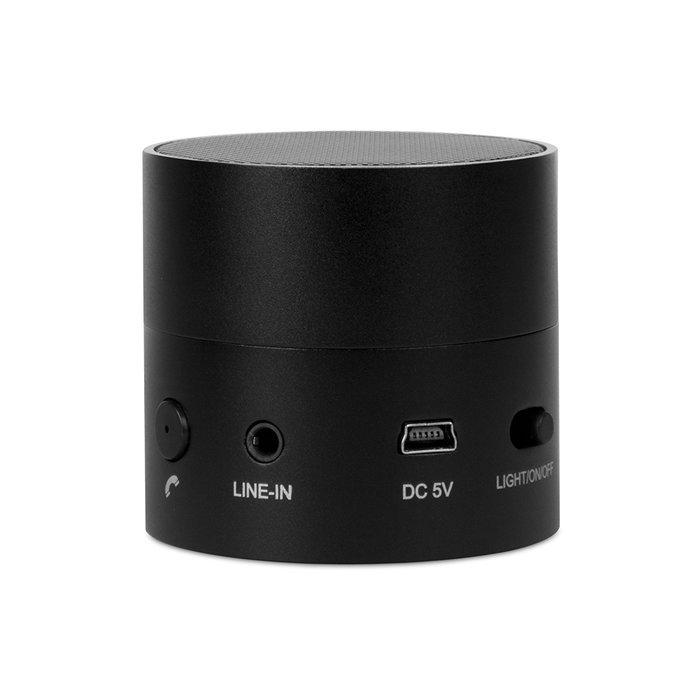 iSound Fire Waves Bluetooth Speaker with microphone and changing LED light effects (black) N2