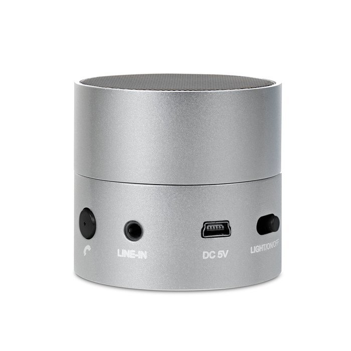 iSound Fire Waves Bluetooth Speaker with microphone and changing LED light effects (black) N7
