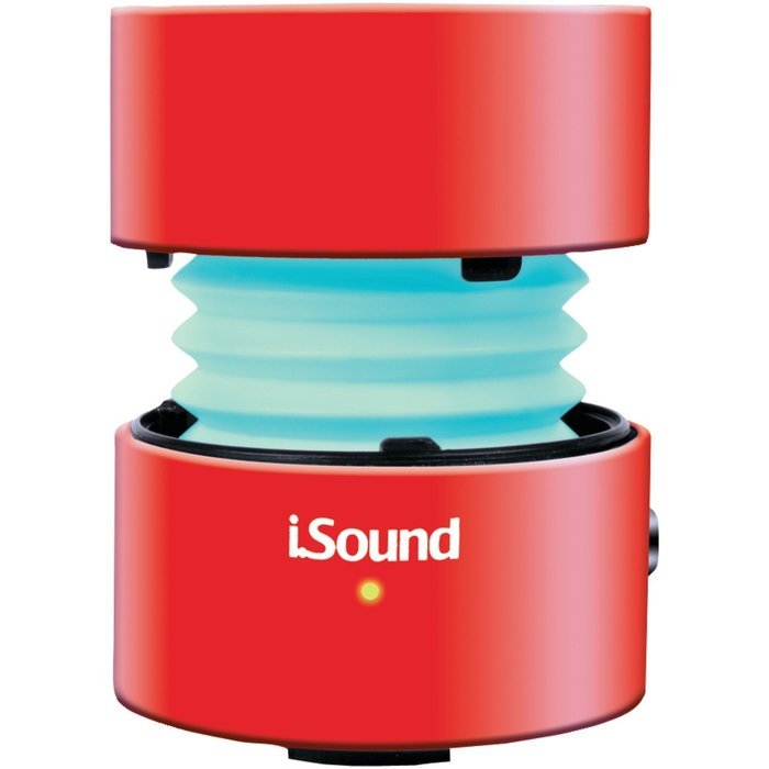 iSound Fire Waves Bluetooth Speaker with microphone and changing LED light effects (black) N10