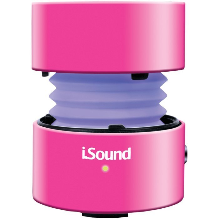 iSound Fire Waves Bluetooth Speaker with microphone and changing LED light effects (black) N14