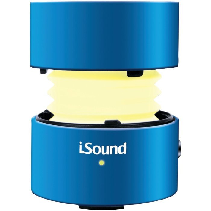 iSound Fire Waves Bluetooth Speaker with microphone and changing LED light effects (black) N18