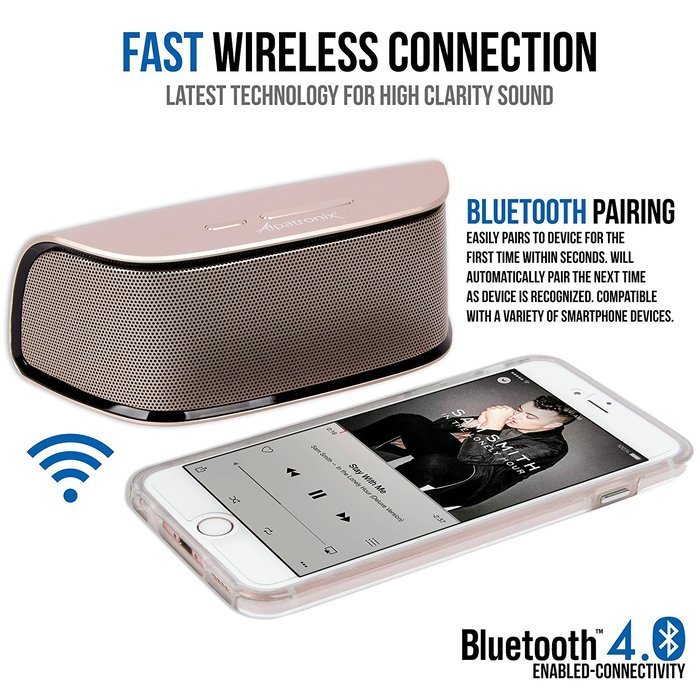 Bluetooth Speakers, Alpatronix AX420 Universal HD 10W Portable Rechargeable Wireless Stereo Bluetooth Speaker... N12
