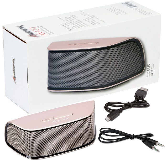 Bluetooth Speakers, Alpatronix AX420 Universal HD 10W Portable Rechargeable Wireless Stereo Bluetooth Speaker... N17