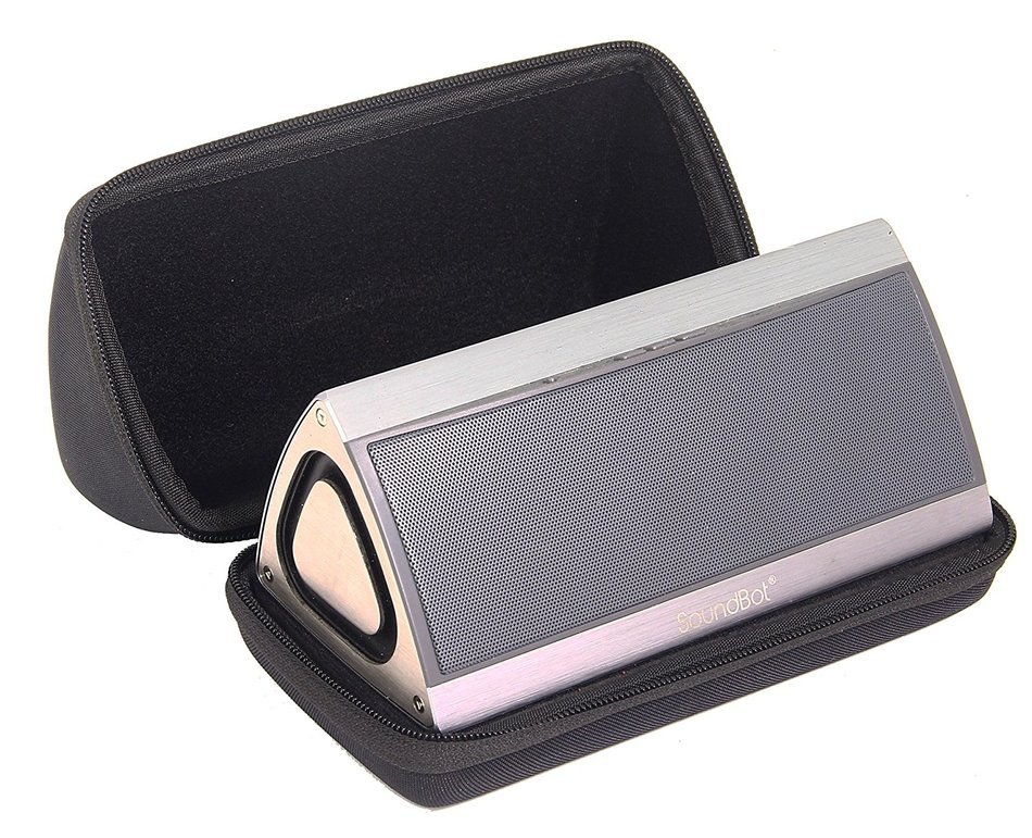Caseling Hard CASE for SoundBot SB520 3D HD Bluetooth 4.0 Wireless Speaker. - Fits the Cables. N3