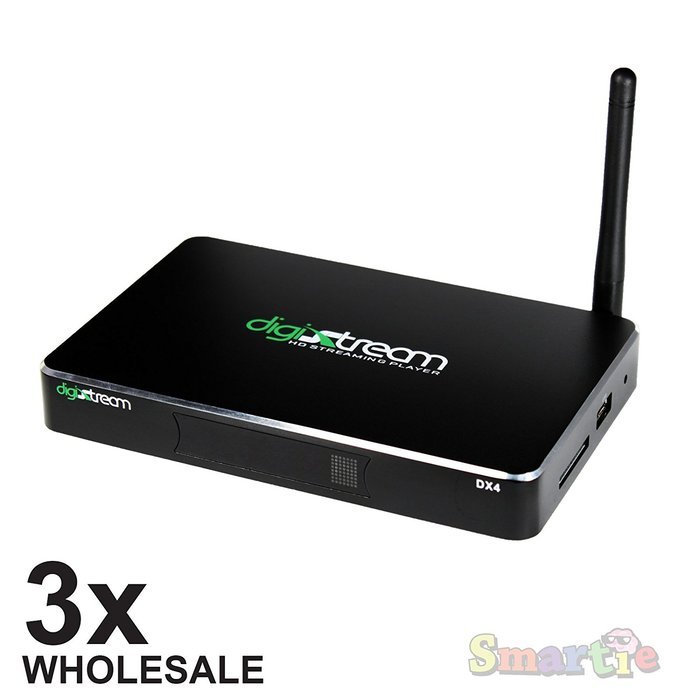 3x DigiXstream DX4 Quad Core XBMC Android 4.4 Media Streamer Center Internet TV Box 4K