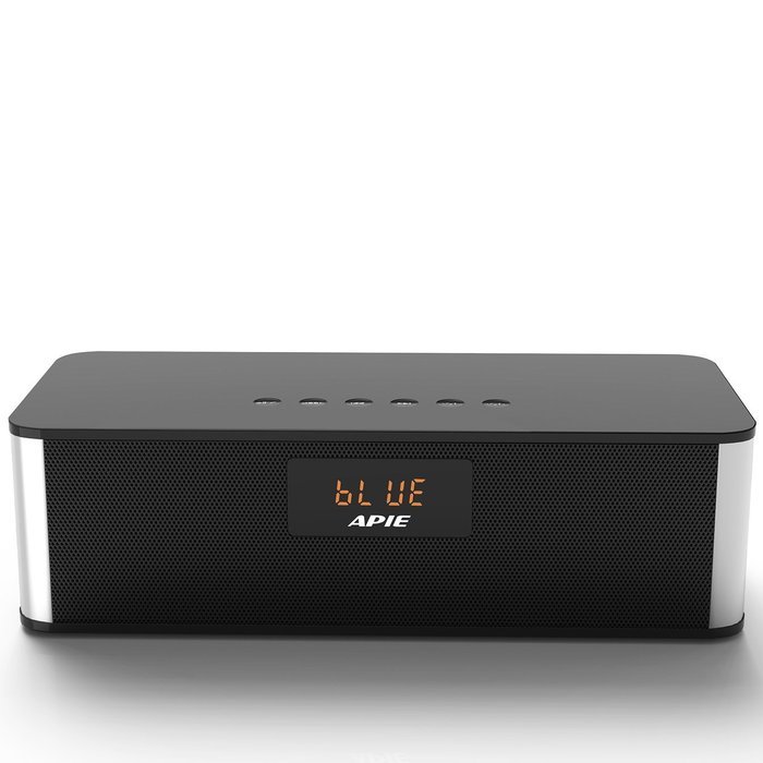 APIE Wireless Bluetooth Speaker Portable Stereo FM Radio, Support USB HOST & Micro SD card Pairs with All Bluetooth... N9