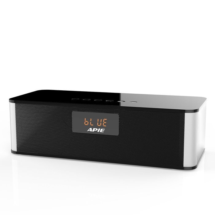 APIE Wireless Bluetooth Speaker Portable Stereo FM Radio, Support USB HOST & Micro SD card Pairs with All Bluetooth... N11