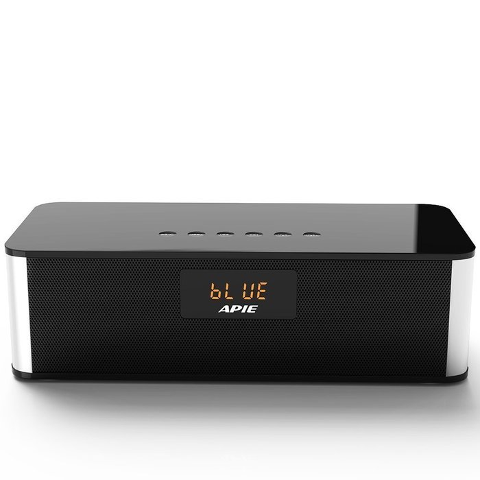 APIE Wireless Bluetooth Speaker Portable Stereo FM Radio, Support USB HOST & Micro SD card Pairs with All Bluetooth... N16