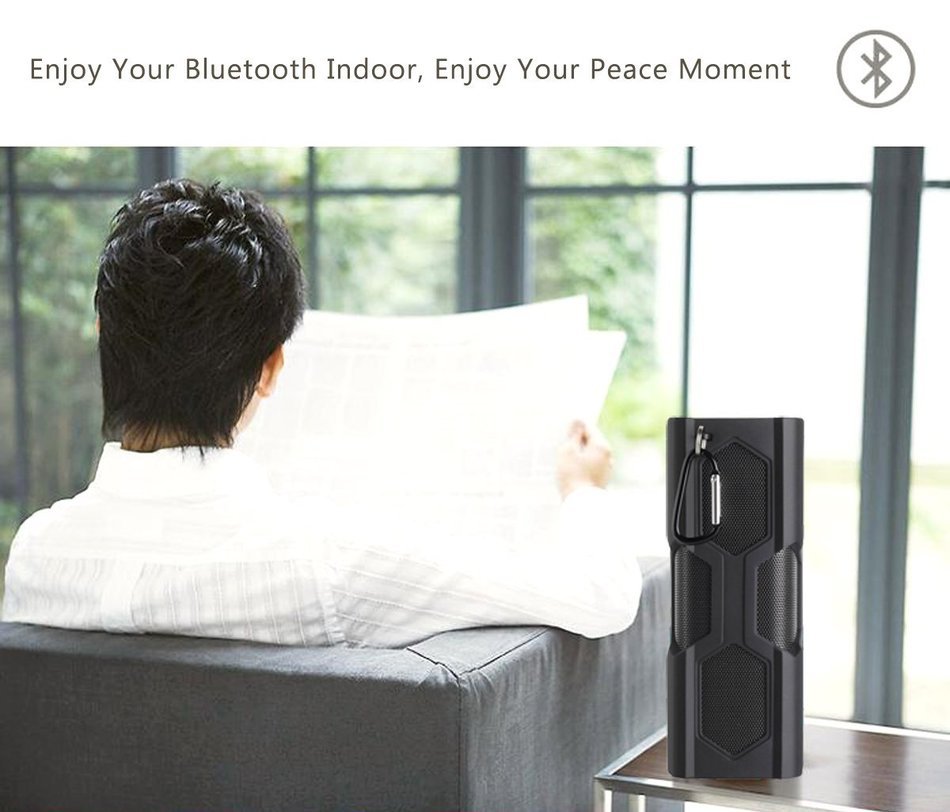 ESYNIC Bluetooth Speaker Portable Water-resistant Wireless Speaker Bluetooth 4.0 Outdoor Sport Speaker Built-in... N2
