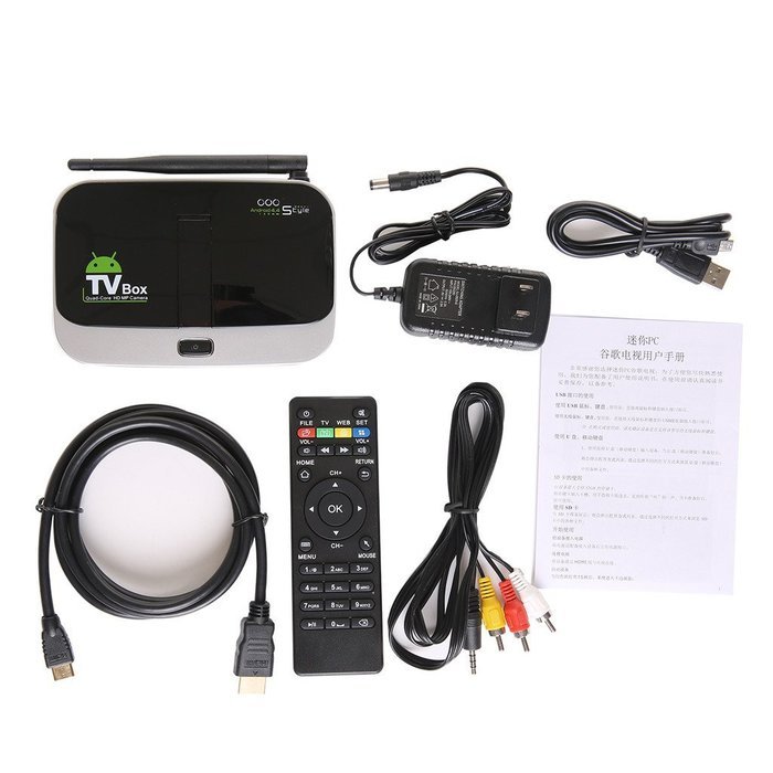 DoLotu CS918S Quad Core Android 4.2.2 Smart TV Box N5