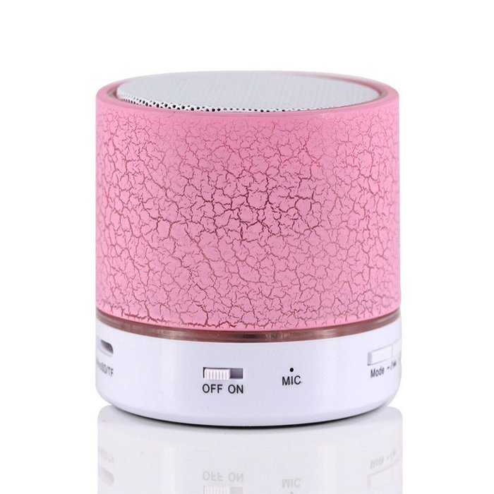 ANRANK BS63570AK Super Bass Mini Portable Bluetooth Wireless Speaker with LED and Build-in Mic Support AUX TF... N4
