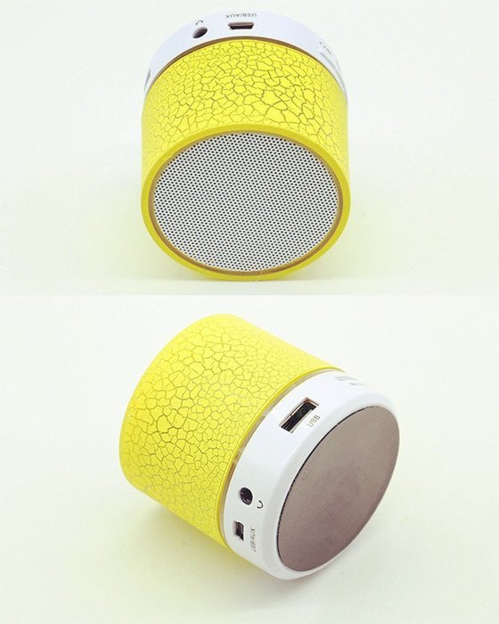 ANRANK BS63570AK Super Bass Mini Portable Bluetooth Wireless Speaker with LED and Build-in Mic Support AUX TF... N9