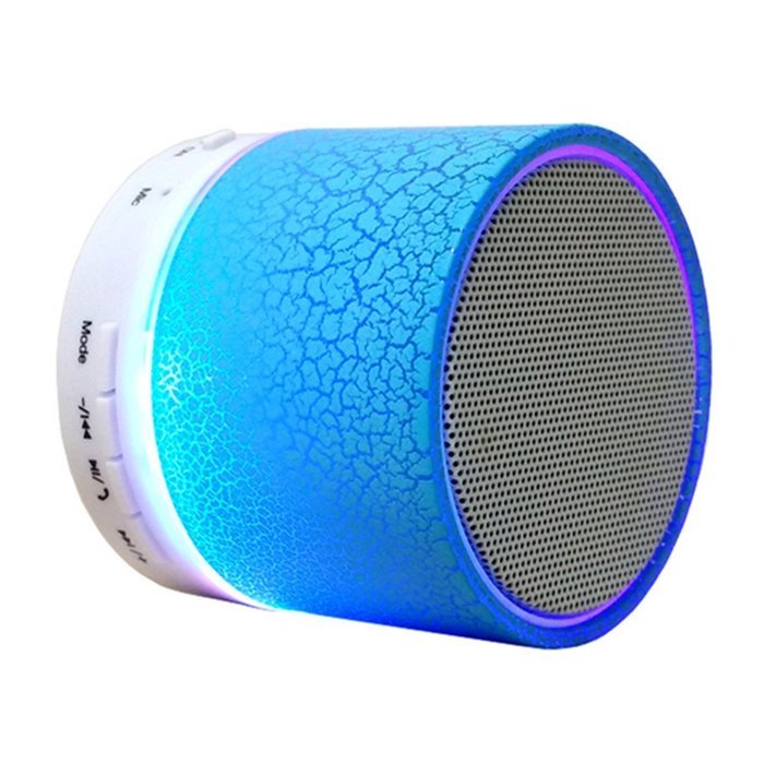 ANRANK BS63570AK Super Bass Mini Portable Bluetooth Wireless Speaker with LED and Build-in Mic Support AUX TF... N16