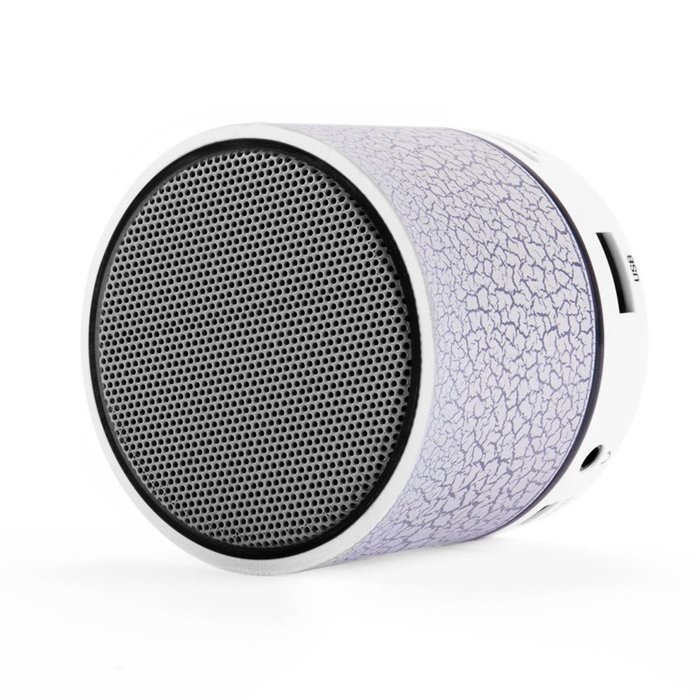 ANRANK BS63570AK Super Bass Mini Portable Bluetooth Wireless Speaker with LED and Build-in Mic Support AUX TF... N19