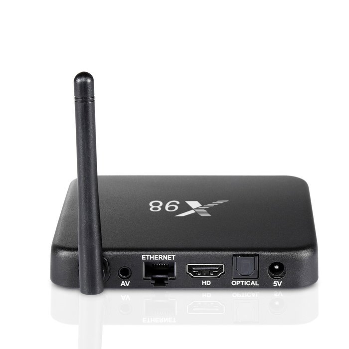 Joinwe-world X98 2GB/16GB Quad Core Android 5.1 Lollipop Android TV Box With i8 2.4GHz Mini Wireless Keyboard N3