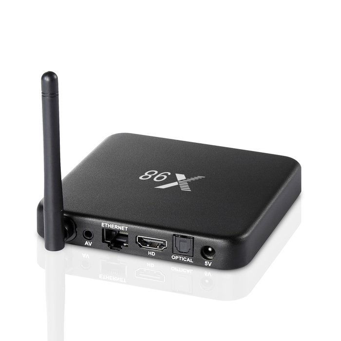 Joinwe-world X98 2GB/16GB Quad Core Android 5.1 Lollipop Android TV Box With i8 2.4GHz Mini Wireless Keyboard N5