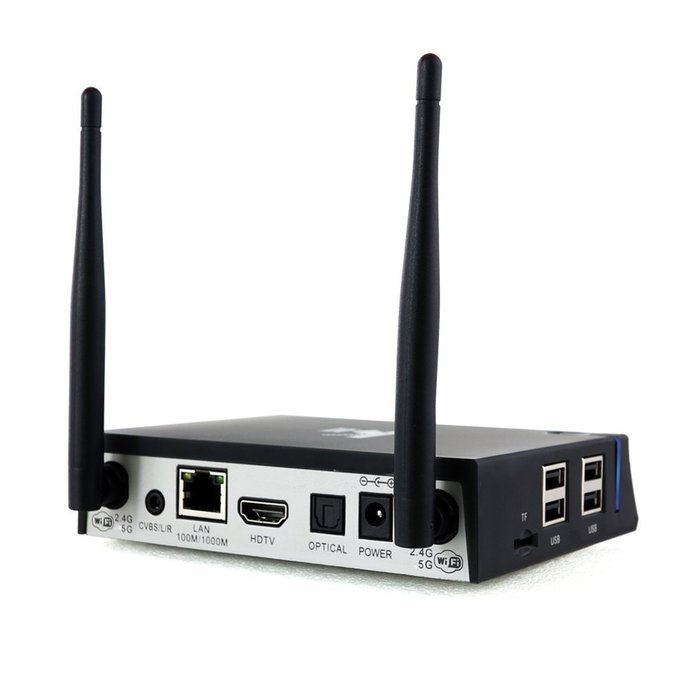 Efor KII Android TV Box 2G/8G Amlogic S812 Quad Core 4K 1000M Gigabit Lan Fully Loaded Kodi TV Streaming Media... N2