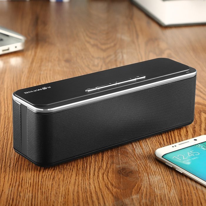 Bluetooth Speakers BlitzWolf Max Bass 20W Premium Stereo Passive Subwoofers Portable Wireless Speaker with Microphone... N5