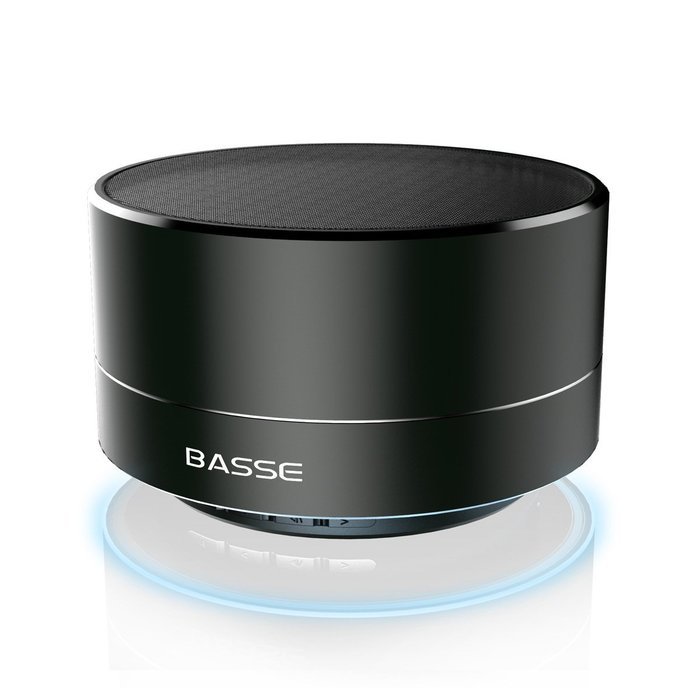 Basse Portable Bluetooth Speakers - Super Bass Mini Metal Wireless Speaker System For iPhone, Car, TV, Outdoors... N10