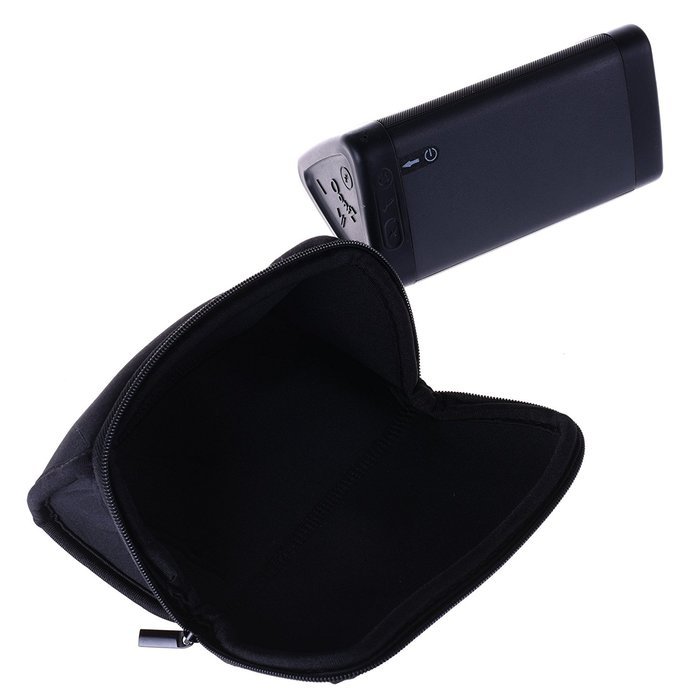 Cosmos &reg; Black Color Travel Carrying Neoprene Sleeve Case Bag Cover for OontZ Angle 3 and OontZ Angle Ultra Portable... N6