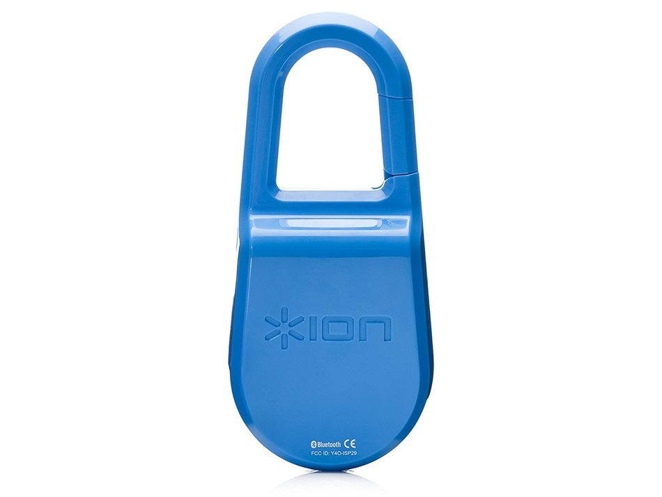 ION Clipster Ultra-Portable Bluetooth Speaker with Built-In Clip (Blue) N3
