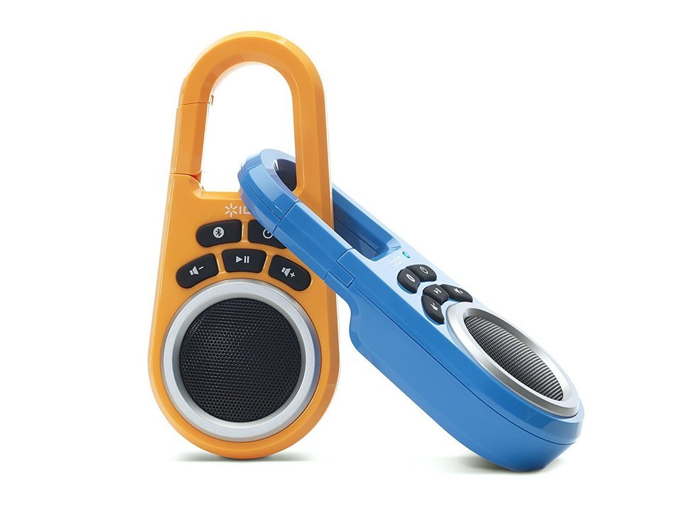 ION Clipster Ultra-Portable Bluetooth Speaker with Built-In Clip (Blue) N10