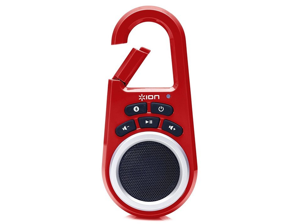 ION Clipster Ultra-Portable Bluetooth Speaker with Built-In Clip (Blue) N15
