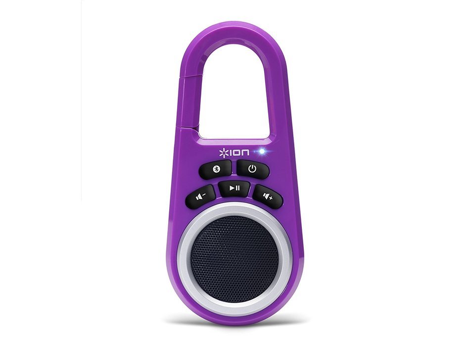 ION Clipster Ultra-Portable Bluetooth Speaker with Built-In Clip (Blue) N21