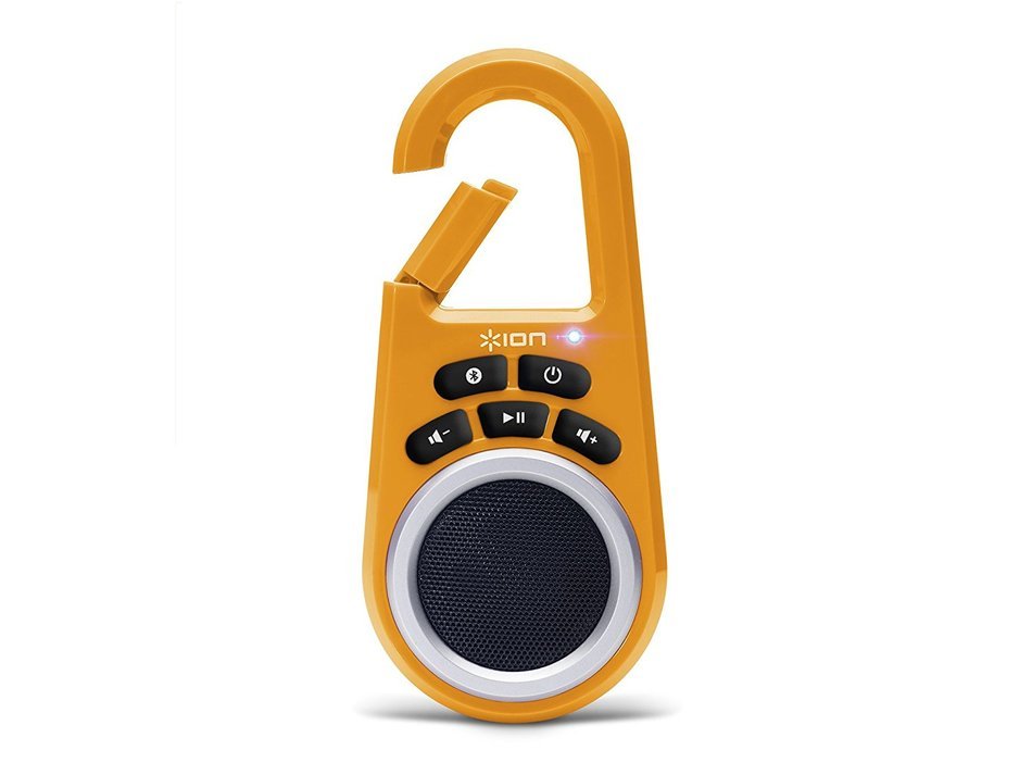 ION Clipster Ultra-Portable Bluetooth Speaker with Built-In Clip (Blue) N27