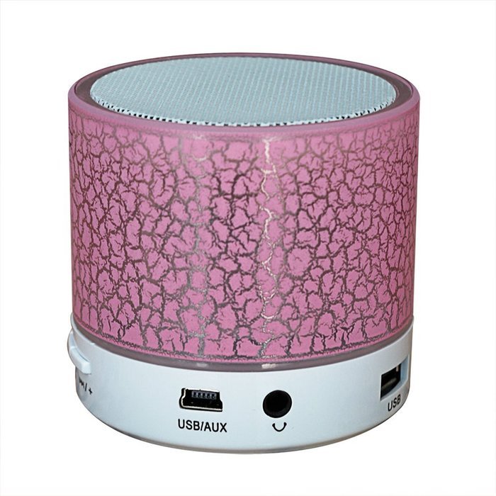 Mini Bluetooth Speaker,YANX Wireless Portable Cracked Layer Sound Box Subwoofer Speaker with Mic & Colorful LED... N5
